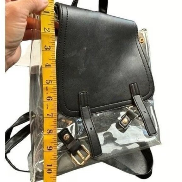 Faux Leather Mini Backpack main image 4